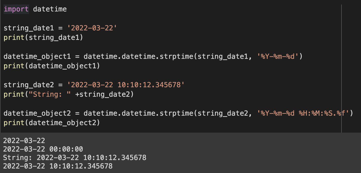 How to Convert String to DateTime in Python